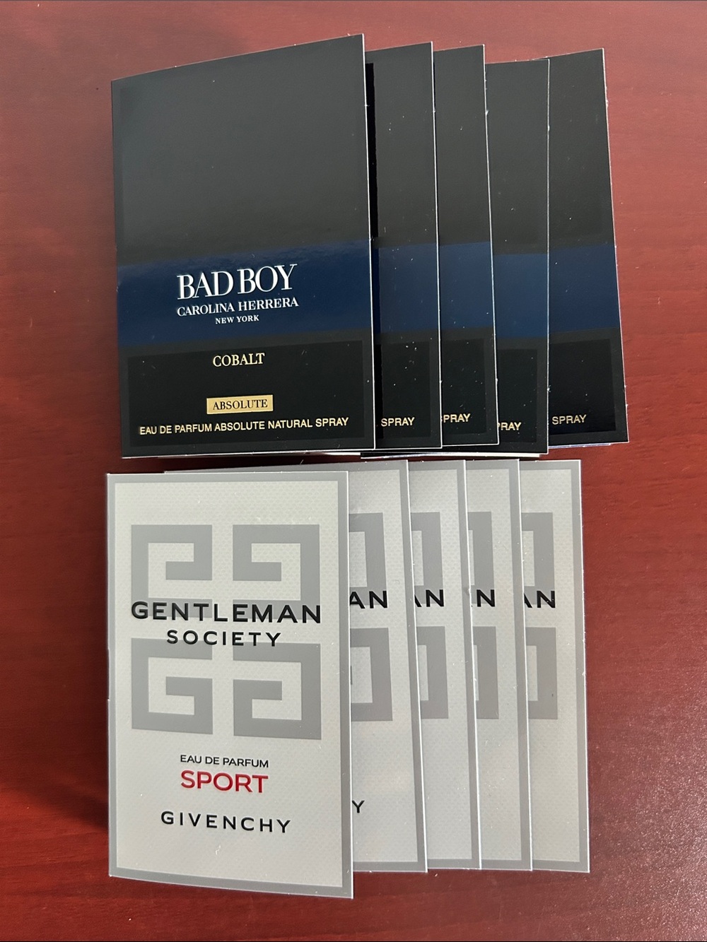 10 pieces men’s samples set